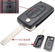 GUSCIO CHIAVE TELECOMANDO CITROEN C2 C3 C4 C5 C8 XSARA PICASSO 3 TASTI CE0523