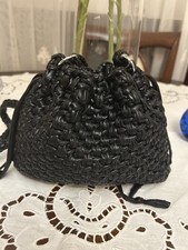 Borsa secchiello crochet - borsa,