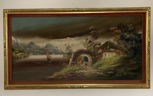 Dipinto paesaggio seconda - paesaggio,