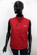 Woolrich Donna Smanicato Taglia S Rosso Giubbotto Mezza Stagione Jacket Woman