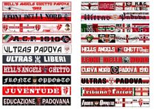 SUBBUTEO 20 ADESIVI PADOVA TIFOSI & SUPPORTERS per TRANSENNA TUTTI DIVERSI