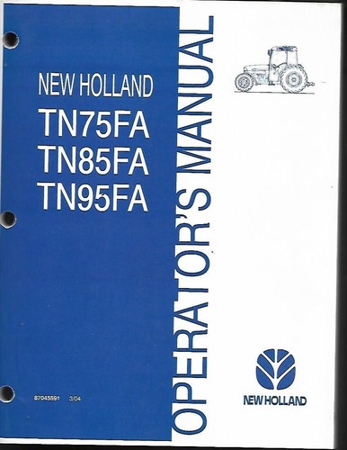 Manuale operatore new - manuale, holland