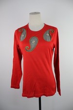 MOSCHINO JEANS MAGLIA DONNA TG. 44 T-SHIRT WOMAN ITALY VINTAGE TOP COTONE