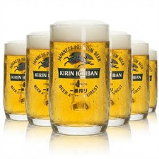 6 bicchieri birra Kirin