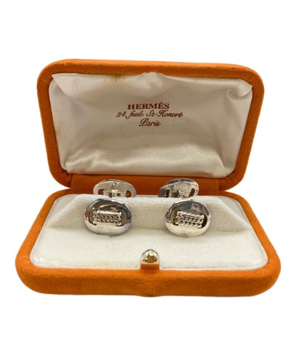 Hermes gemelli argento set 2pz - gemelli,