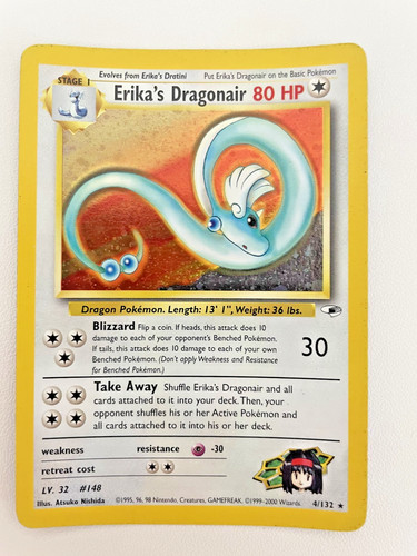 Erika dragonair 132 holo - dragonair, 4/132