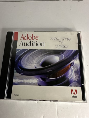 Adobe audition cd rom - adobe,
