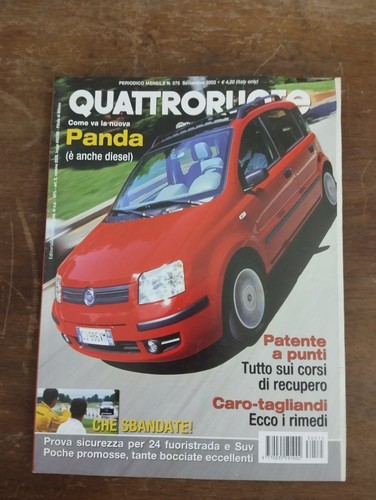 2003 quattroruote settembre - 2003,