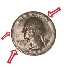 Moneta Quarto Dollaro USA 1985