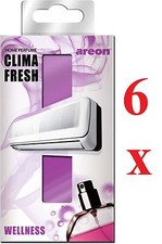 6 x Areon Clima Fresh Condizionatori Deodoranti Qualità Profumo Casa Ufficio