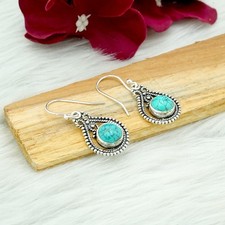 Orecchino boho turchese