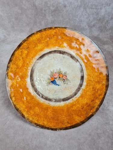 Plat ancien faïence - en,