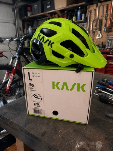 Kask rex lime cycling helmet - kask,