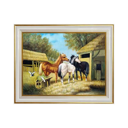 Quadro olio tavola 30x40 cm - quadro,
