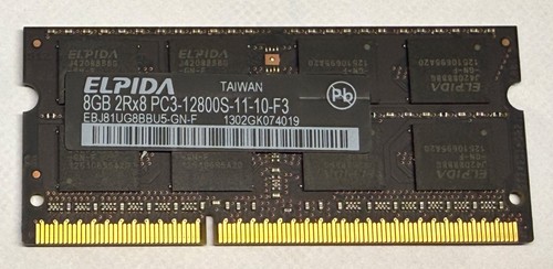Sdram 8gb elpida ddr3l 1600mhz - 8gb,