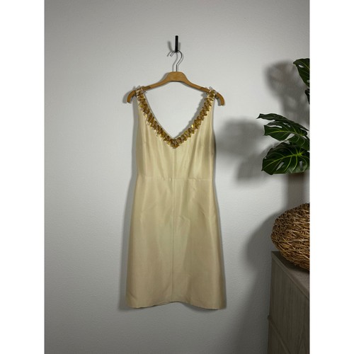 Abito smanicato vintage banana - abito,