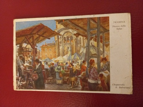 Cartolina modena piazza delle - modena,