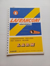 Lafranconi catalogo marmitte silenziatori Ducati Morini Guzzi 1973 originale