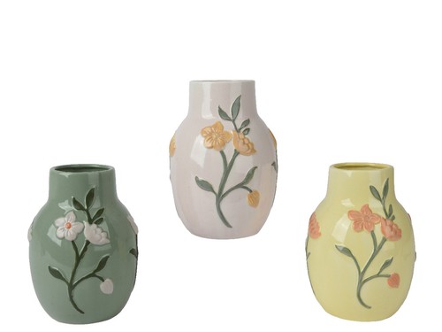 Vaso floreale 5xh 20cm - vaso,