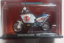 RARISSIMO Modellino di moto in scala 1:24 CAGIVA 900 ELEFANT (1990) Edy Orioli