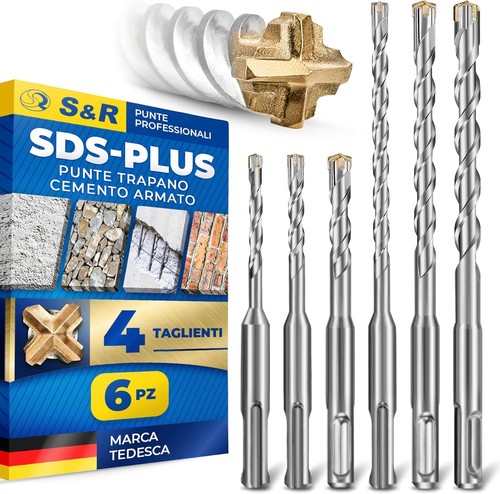 Set punte trapano - trapano, sds-plus