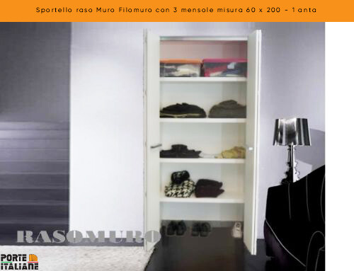 Sportello raso muro filomuro - raso,