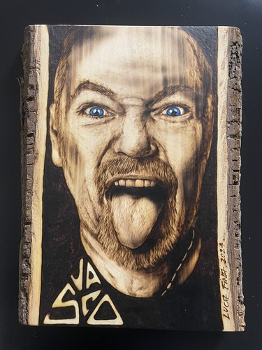 Pirografia vasco rossi - pirografia,