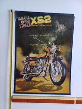 Yamaha 650 XS2 Street 1972 manifesto poster originale