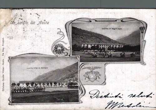 Aosta vedutine militari - aosta, vedutine,
