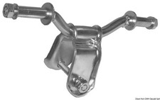 STAFFA PER RULLI LATERALI MM. 120 CARRELLO TRASPORTO BARCA GOMMONE