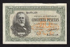 F.C. 50 PESETAS 1940 , SERIE A