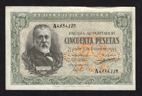 Pesetas 1940 serie a - 50,