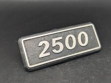 FIAT 131 2500 2.5 LOGO METALLO SIGLA EMBLEMA FREGIO STEMMA SCRITTA BADGE TARGA