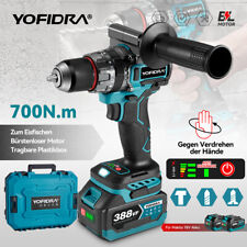 Trapano avvitatore a batteria YOFIDRA® motore brushless avvitatore a batteria 2 velocità