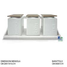 SET 3 TRIS BARATTOLO CUCINA
