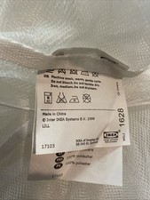 IKEA LILL Sheer White Curtains