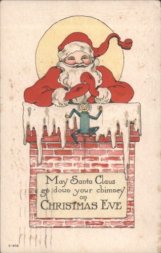 Camino babbo natale con - babbo, elfo