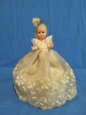 Bambola Sposa Bride Doll Antica Vestito Pizzo Anni 30/40