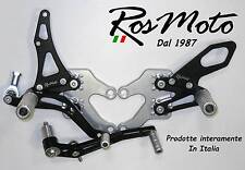 PEDANE ARRETRATE REARSETS HONDA CBR 1000 RR 2008/2014 NERO BLACK