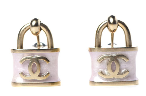 Chanel metal resin - resin, double