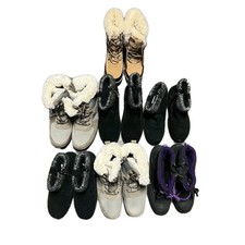 Lotto 7 paia di stivali scarpe