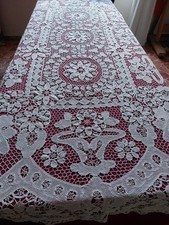 Tovaglia Copriletto vintage Burano Hand Made