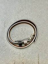 Fibel ITALIA Collare 16" in pelle nera testurizzata 