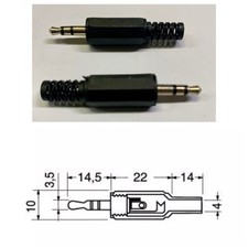 2pz Spina Jack 3,5mm STEREO