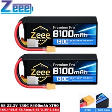 2x Zeee 6S Lipo batteria