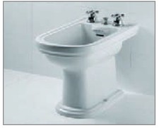 IDEAL STANDARD BIDET CALLA A TERRA TRIFORO COD. T511300 BIANCO IDEAL