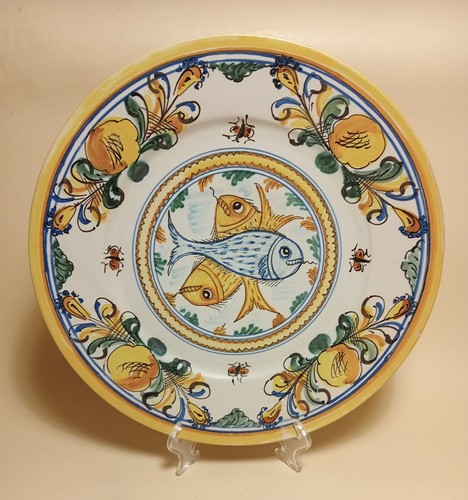 Guido barbieri piatto ceramica - piatto,