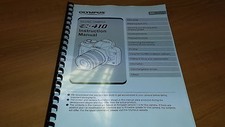 FOTOCAMERA DIGITALE OLYMPUS E-410 MANUALE ISTRUZIONI STAMPATO GUIDA UTENTE 128 PAGINE A5
