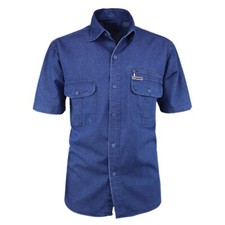 Camicia Uomo Di Jeans Con