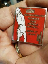 SPILLA IN SMALTO FASCISMO